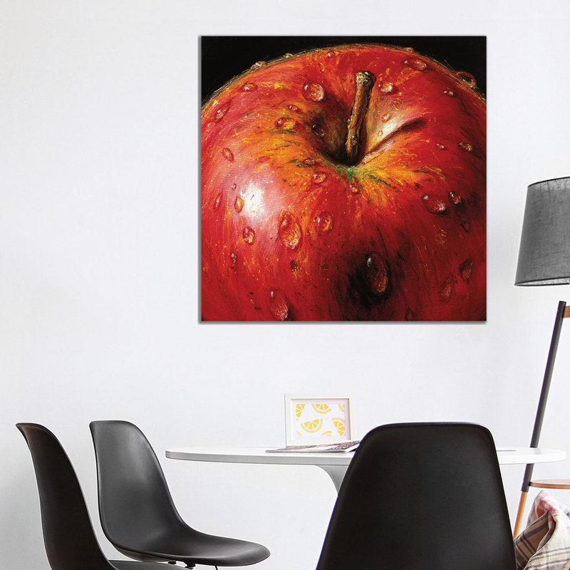 Apple by AlmaCh - Wrapped Canvas Print, 93.98 cm H x 93.98 cm W x 3.175 cm D