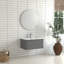 Meuble-lavabo mural 30 po avec lavabo flottant-126271586