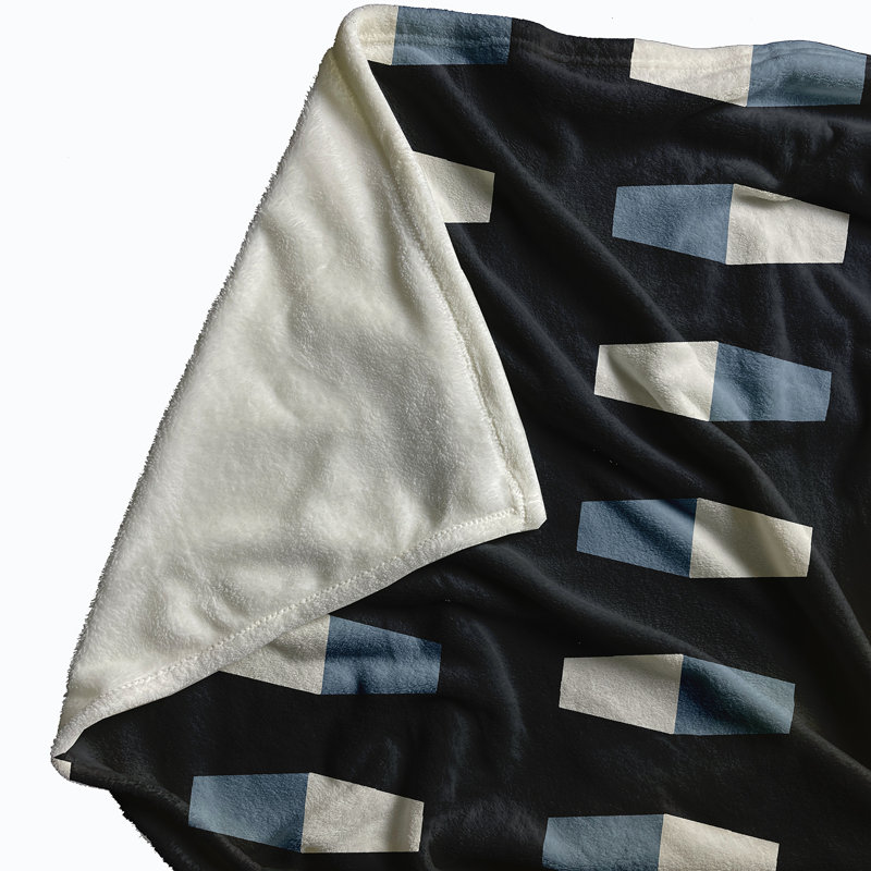 Couverture polaire Nantucket, L 30 po x L 40 po, Requin bleu