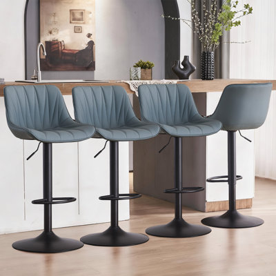 Tabourets de bar pivotants à hauteur réglable Modern