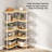 Corner Shelf, 5-Tier Corner Storage Shelf, Adjustable Corner Bracket, Tall Corner Shelving Unit-137866557