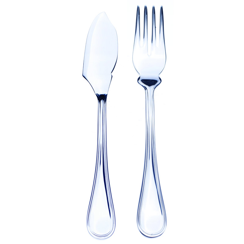 Boheme Flatware Fish Set - 24 Pieces - Stainless Steel