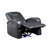 Alair Dark Gray Leather Aire Power Motion Recliner W/Bluetooth