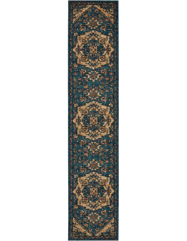 Floral Indoor Rug, Runner 2'3" x 11'
