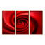 Red Perpetual Pulse Vortex - Abstract Spirals Canvas Art Set-111764981-111764984