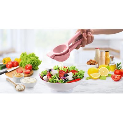 Zulay Kitchen Metal Lemon Squeezer Citrus Juicer Manual Press for Extracting the Most Juice