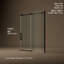 Composed 62 In. H Sliding Bath Door With 3/8 In. - Thick Glass-1835187746