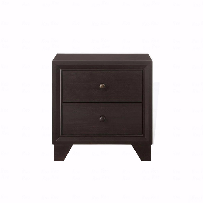 Table de chevet 2 tiroirs Woodenen