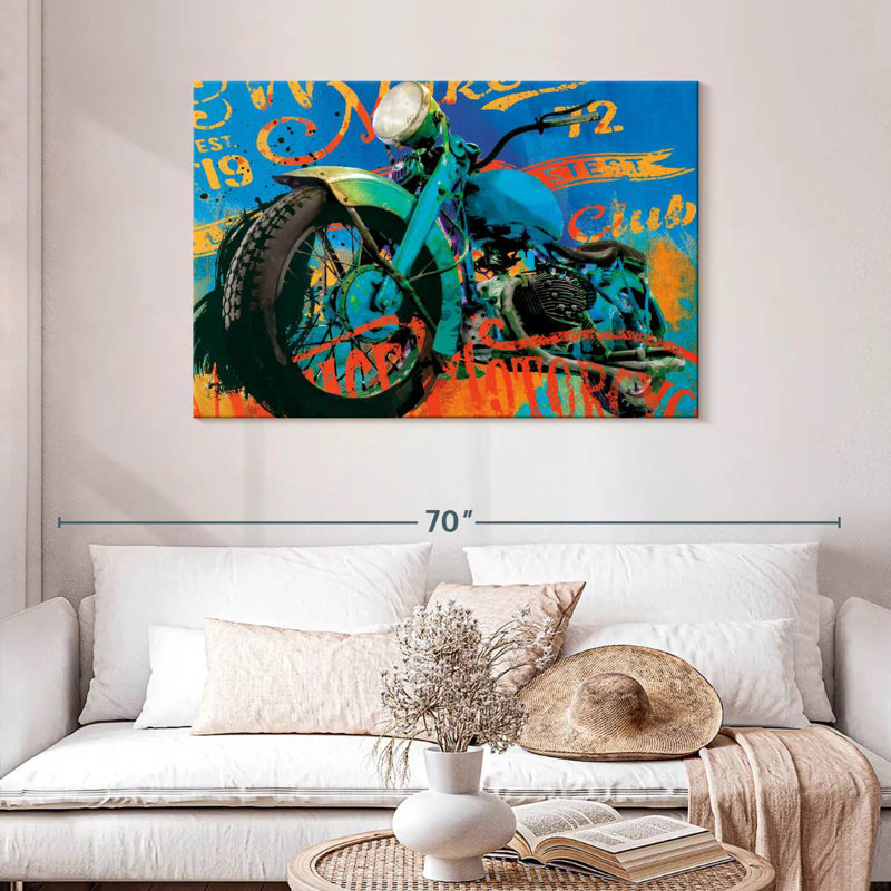 Vintage Bikes, 30" H x 45" W