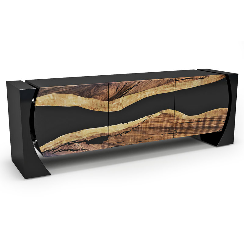 Loire 82.6'' W Credenza, Black