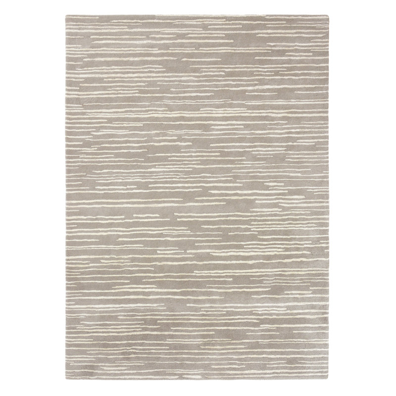 Abstract Area Rug in Brown, Rectangle 8'2" x 11'6"