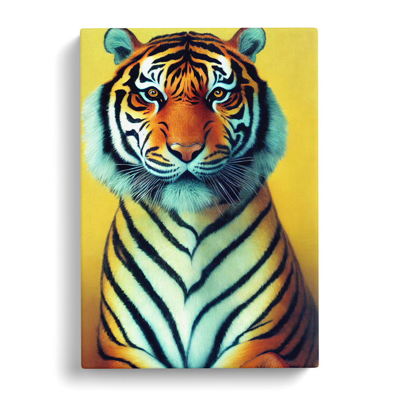 Portrait Of A Tiger No.2 - Wrapped Canvas Print, 76cm H x 50cm W x 3cm D