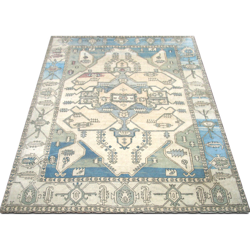 One-of-a-Kind 9'9" X 12'5" 1960s Wool Area Rug in