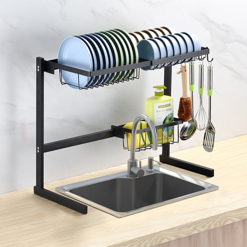 Stainless Steel Over The Sink Dish Rack