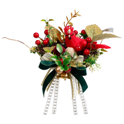 Seasonal Bird Nest , Set Of 3 -9 X 5 Inches