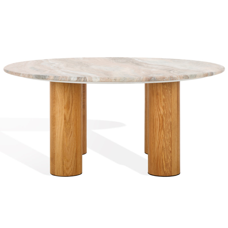 Tylee Single Coffee Table, Natural Marble