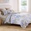 Ensemble de courtepointe très grande taille Greenland Home Fashions Tropics Mist 3 pièces 105 x 95 + 20 x 36 (2)-603005060-650783761