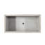 Pot à fleurs blanc en oxyde de magnésium blanc - l 31,58 po x P 16,07 po H 16 po