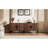 4-Door Tv Cabinet, Cable Management, Customizable Shelving, Chestnut, Home's Overall Look Functional Stand With Spacious Surface For Placement, 66"W * 18"D 23"H, Keep Media Equipment Organized-710966013