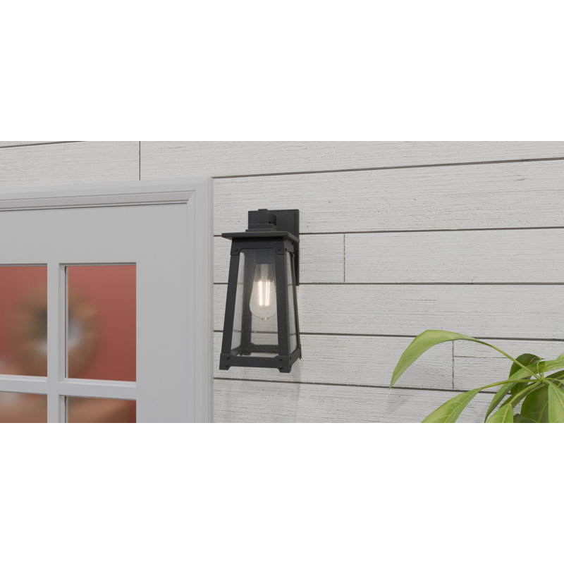 Lanterne murale d'extérieur 1 lumière Heagney, H 12,5 po x l 5,25 po x P 6,75 po