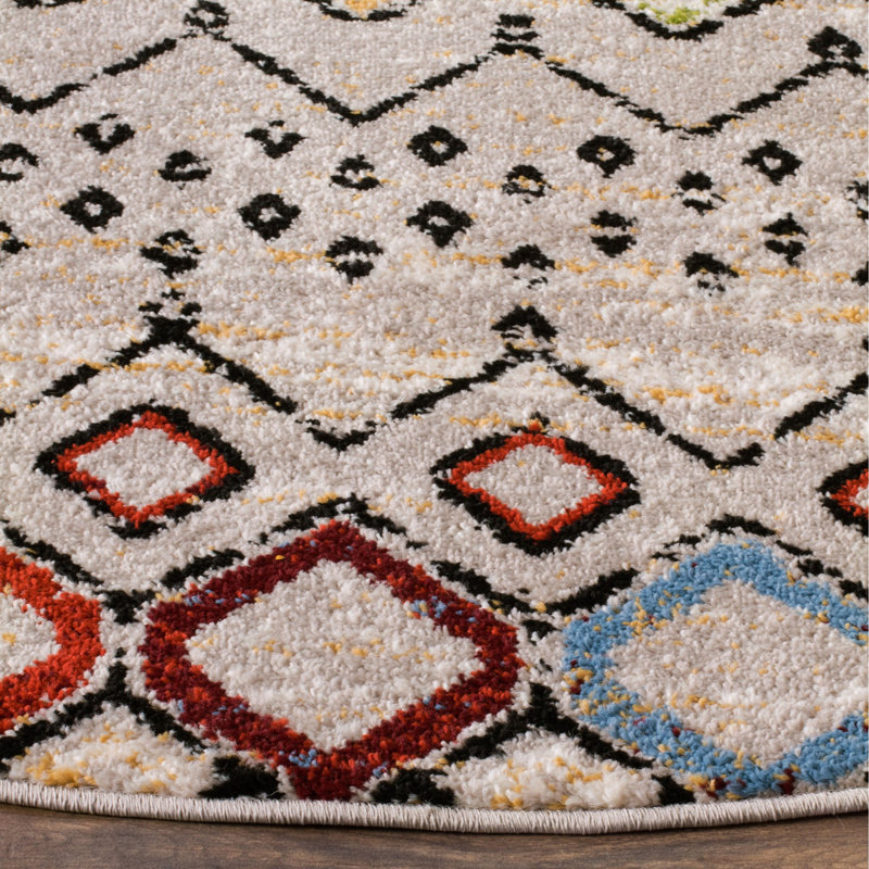 Tapis géométrique Akil Performance, Rond 11 pi