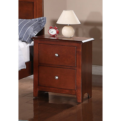 Sheldon 2 Drawer Nightstand by Canora Grey