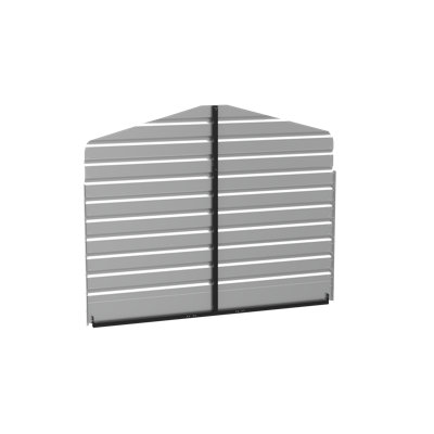10X7 Rear Wall Kit For Steel Carport