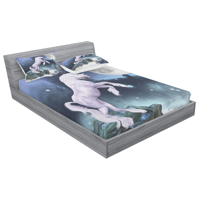Microfiber Sheet Set, Full Sheet Set with Fitted Sheet