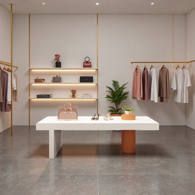 Présentoir de mode du magasin de vêtements