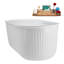 Baignoire autoportante 67 "avec drain 67" Streamline-102210900