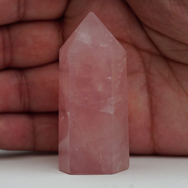 Rose Quartz Polished Point from Brazil (38.1 Grams)
