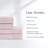 Pleat Cotton Sheets Hushed Violet 4 Piece Set King-116543531-116543529