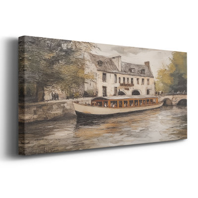 Série nautique-XLIX- Toile tendue avec châssis - Prêt à accrocher