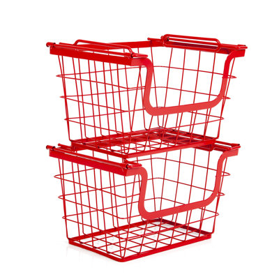 Origami 2PK METAL BASKETS