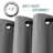 Linen 100% blackout curtains Thermal for Winter Insulated Linen Textured Grommets Heather Pattern Curtains 2 Panel Sets-904751986-904751980