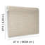 Papier peint imitation soie beige Sari-123849625