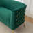 Cristen Upholstered Velvet Loveseat-2109687124