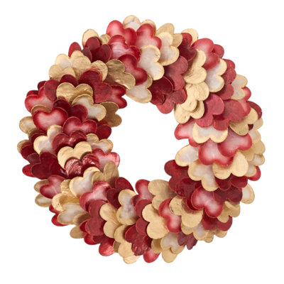 Handcrafted Faux Shell / Capiz 20'' Wreath