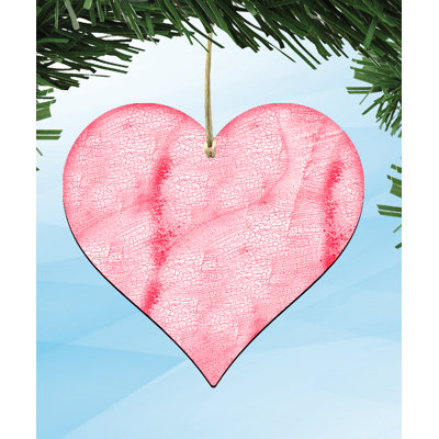 5'' Wood Holiday Shaped Ornament