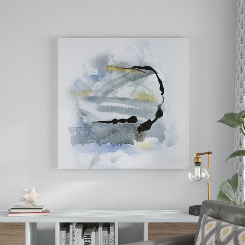 «Cool Water I», reproduction d'impression encadrée, H 40 po x l 40 po x P 2 po, Toile tendue