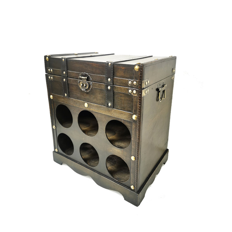 Kastner Tabletop Wine Bottle Rack in Brown