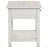 Castleton Distressed White 1-Drawer Wood End Table With Shelf