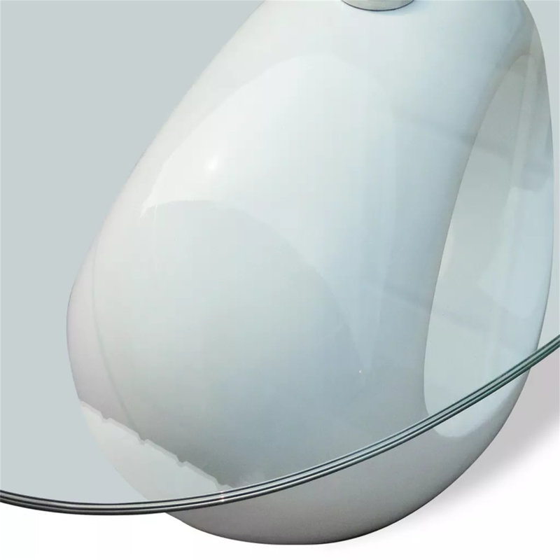 Stringer Solid Coffee Table, White