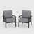 Coffee Frame/Gray Cushion selected