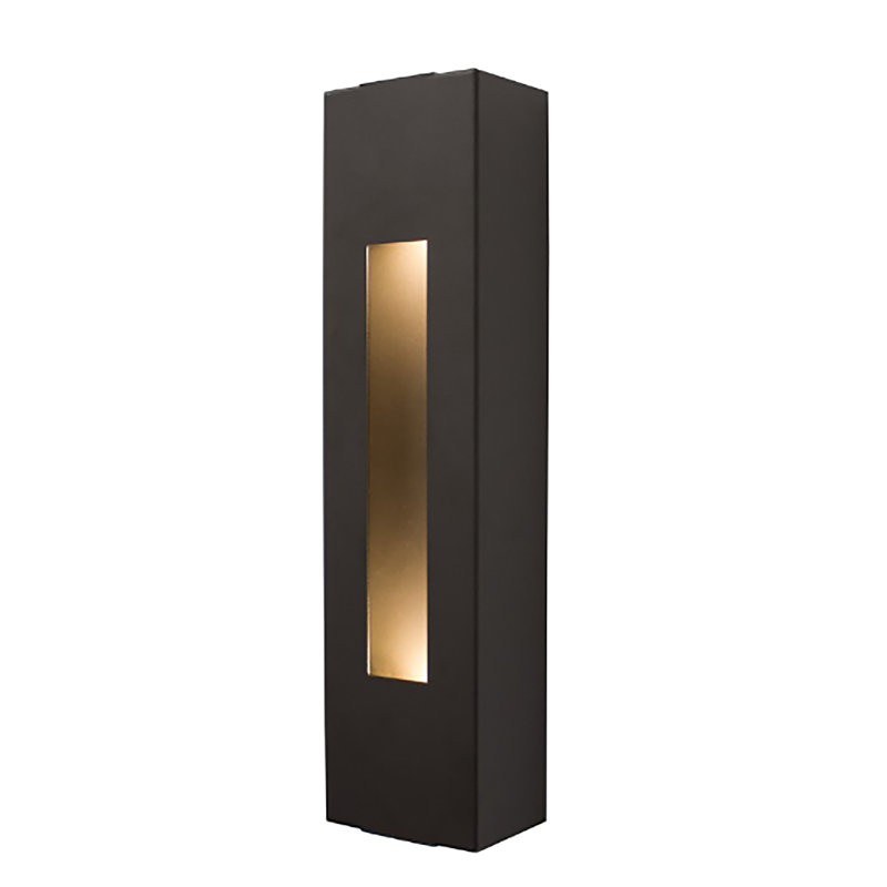 Applique murale encastrée à 1 lumière DEL Liebermann, Bronze, 3000