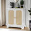 Buffet Buffet avec portes décoratives en rotin