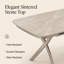 6 -Person Stone Dining Set