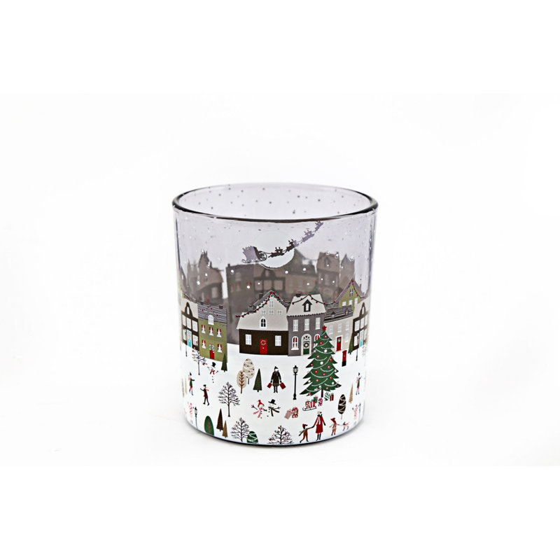 Glass Tabletop Tealight Holder