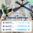 4 -ABS Blades Wet Rated Outdoor Ceiling Fan with Light Kit and Remote Reversible DC Motor Waterproof -1037670882-1037672445-1037672447