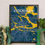 Stockholm City Map - No Frame Print-1431635307